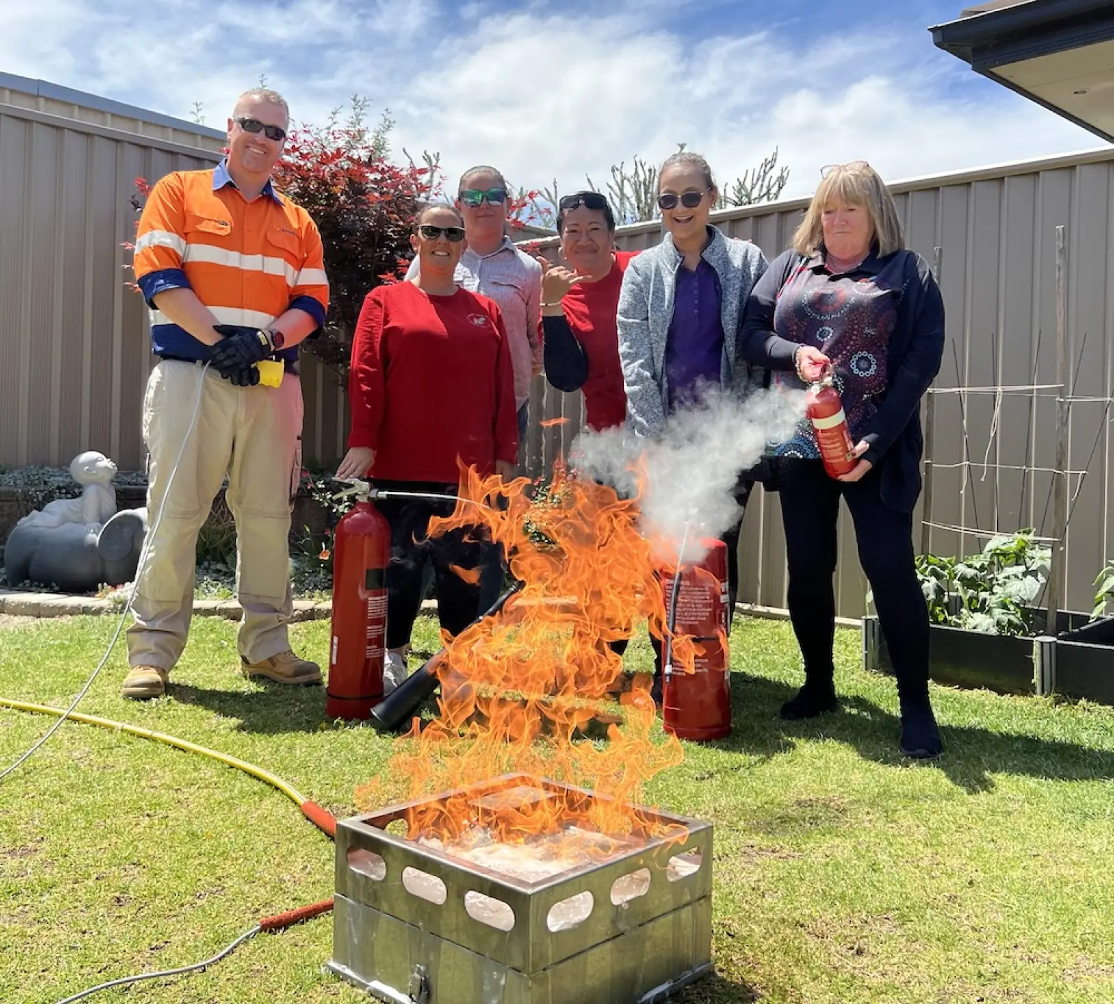 Our Coordination Team Takes on Fire Safety Training!